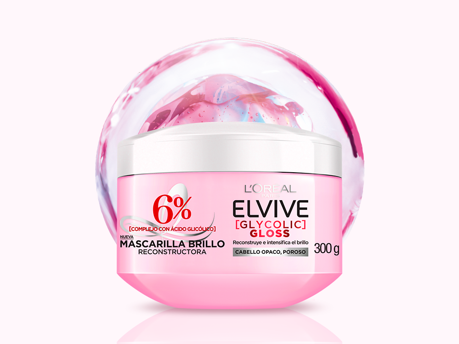 Packshot Mascarilla Elvive Glycolic Gloss